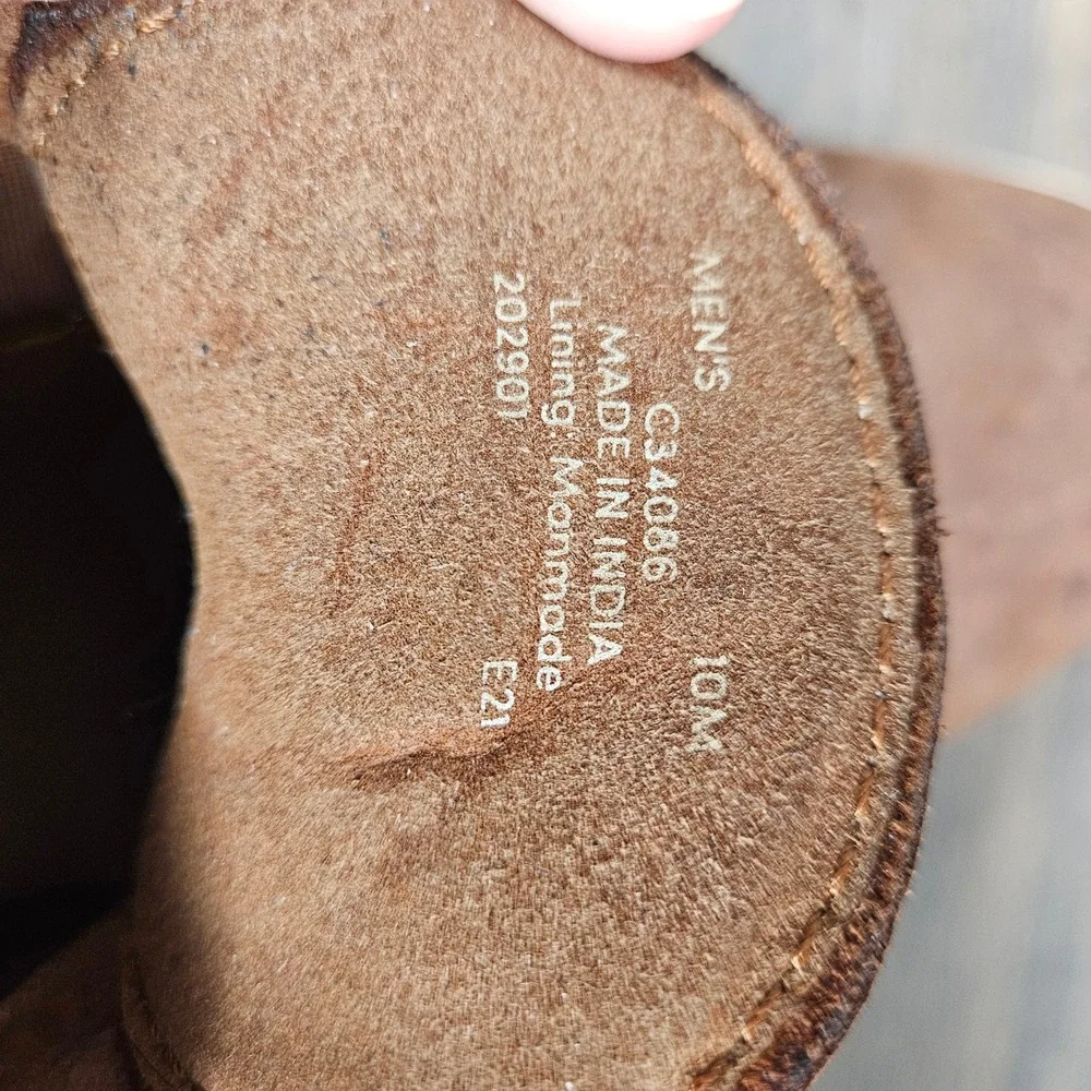 Cole Haan Men's 10M Chukka Boots Grand Atlantic 360 Water Resistant Nubuck Brown